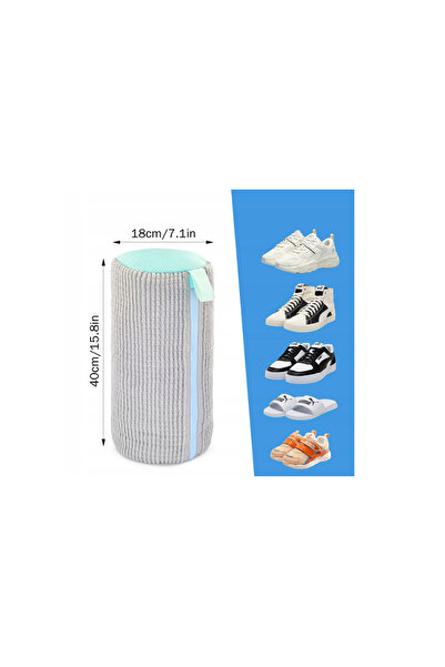 BladePRO Sac de spălat încălțăminte BladePRO, gri, 39x19cm, fermoar premium