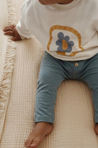 Cigit Βρεφική φόρμα με πατιλέτες 0-3 ετών, πράσινη