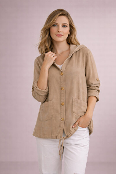 bb butik basic Γυναικείο μπουφάν μουσελίνας TR3435