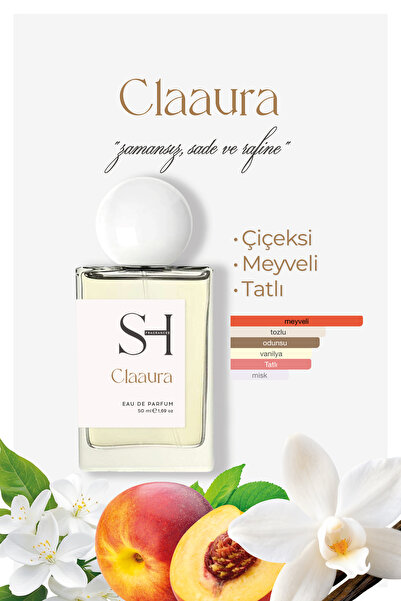SH FRAGRANCES Claaura EDP Kadın Parfüm | Meyvemsi-ferah | zarif çiçek-odunsu ...