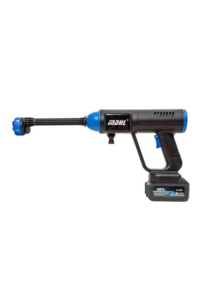 FOXMAG24 Πιστόλι πλύσης αυτοκινήτου με μπαταρία, με πίεση και σωλήνα 10 μέτρων