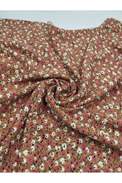 ünsal tekstil Çiçek Desenli Viskon Empirme Kumaş(1 Metre × 1.5 En)