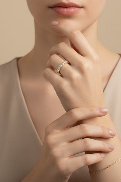 XUPING JEWELRY Stil Incisi/Xupıng Jewelry 14 Ayar Altın Kaplama Ince Altı Taş...