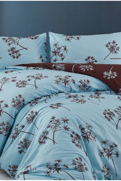 NazeninHome Σετ μονόπλευρης παπλωματοθήκης Ranforce 100% βαμβακερό |   Με σεν...