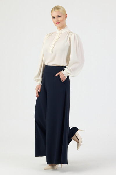 G-Line A-Line High Waist Wide Palazzo Trousers