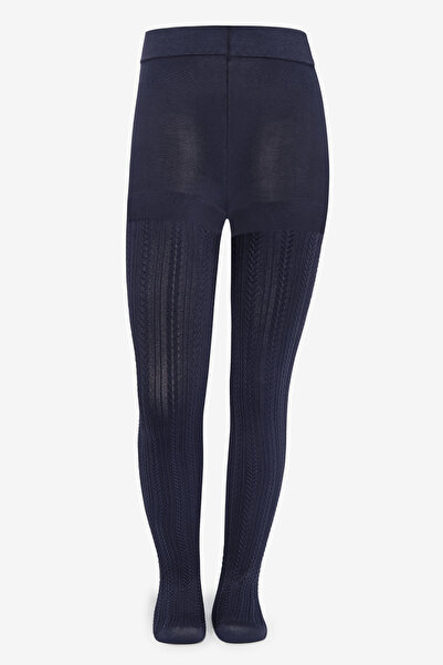 Penti Κοριτσίστικο πλεκτό καλσόν σε μπλε ναυτικό χρώμα