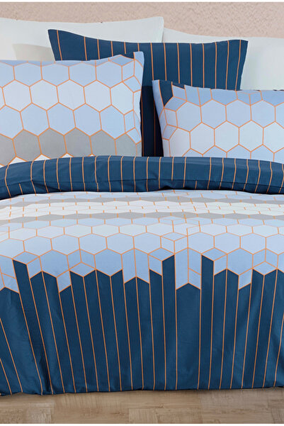 NazeninHome Σετ διπλής παπλωματοθήκης Ranforce 100% βαμβακερό |   Με σεντόνια