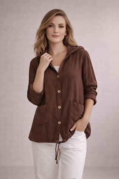 bb butik basic Kadın Müslin Ceket TR3435