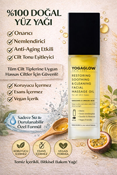 Yoga Glow Restoring Soothing & Cleaning Cilt Bakım Yağı