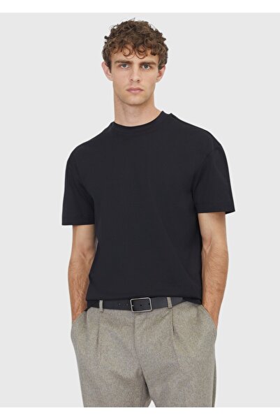 Ramsey Μαύρο 100% Βαμβάκι T-Shirt