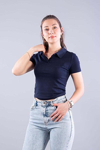 Mckanzie 4311 Μπλουζάκι με γιακά πόλο και κουμπιά, από ύφασμα Modal