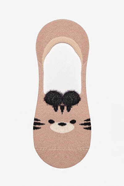 Penti Κάλτσες μπαλαρίνας Fluffy Bear σε μπεζ χρώμα