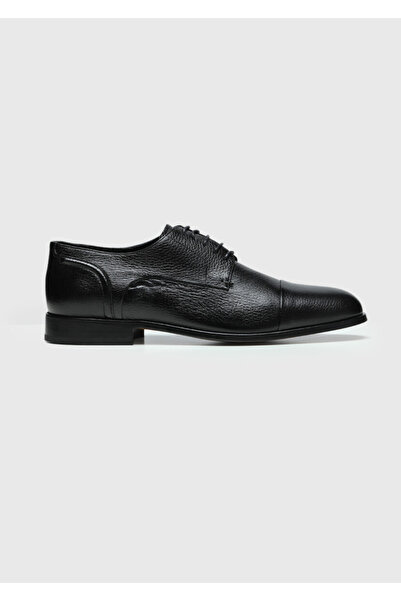 Ramsey Black Leather Classic Shoes