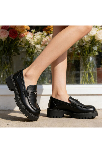 Tmall Pantofi casual de dama,Din piele ecologica,PA1264,Negru