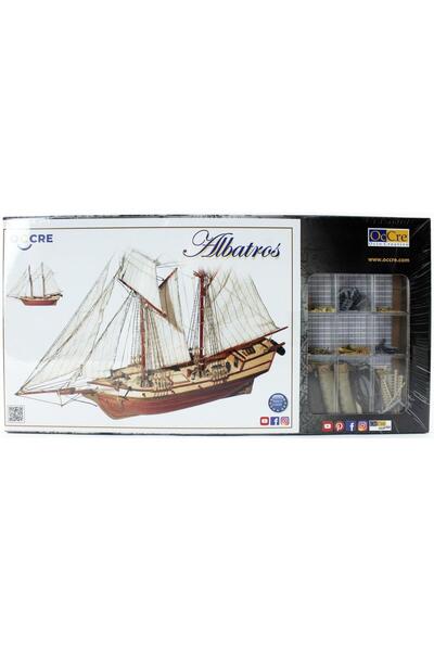 Genel Markalar Occre 12500 1/100 Ölçek, Albatros, 57 cm. Yelkenli Sahil Muhaf...