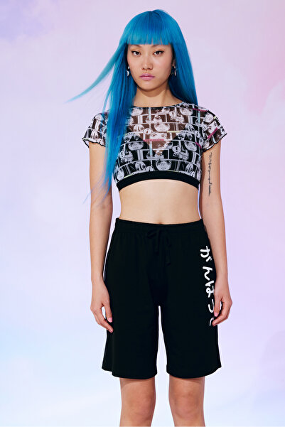 Penti Anime Printed Transparent Bralet Top- Συλλογή anime
