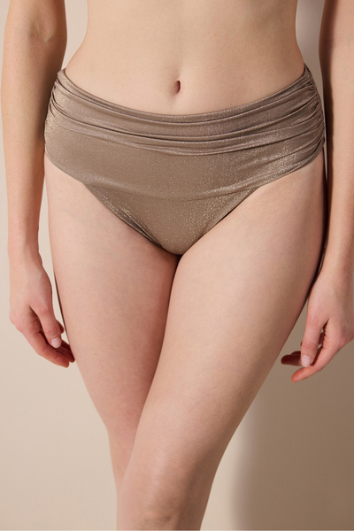 Penti Sera Band High Waist Silvery Mehrfarbiger Bikini-Unterteil