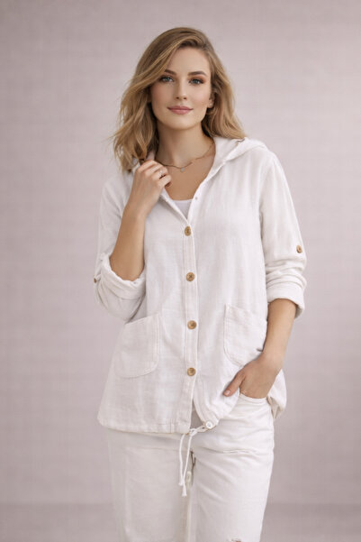 bb butik basic Kadın Müslin Ceket TR3435