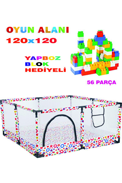 liabebek OYUNCAKLI Icon Oyun AlanI 120*120 Ebatı Oyun Parkı RENKLİ