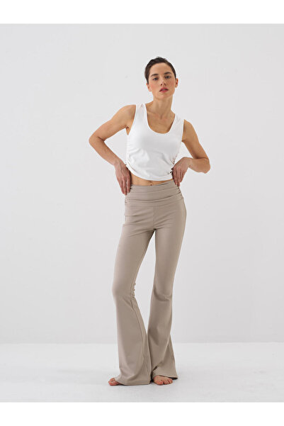 Xint Kadın Beyaz Doğal Dökümlü Slim Fit Atlet