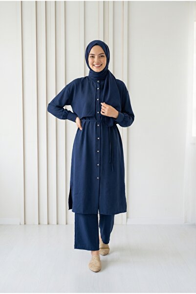 MİHRA STORE Μοντάλ Σετ με Μπολερό και Μακρύ Παντελόνι από Βελγικό Ύφασμα-ZŞ70...