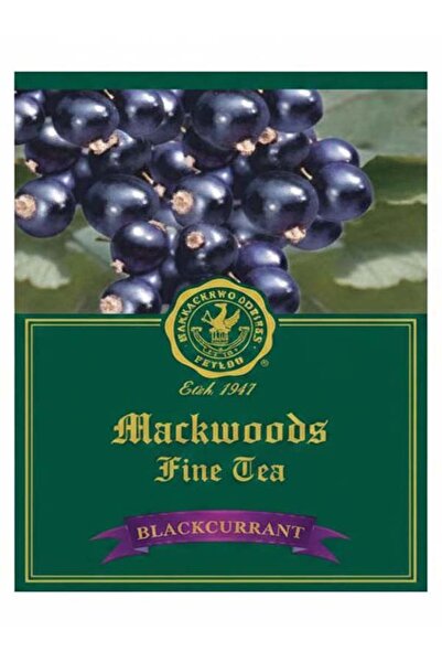 Mackwoods Tea شاي أسود بنكهة الكشمش الأسود اللذيذ، مفرد إستيت، شاي أسود في 25...
