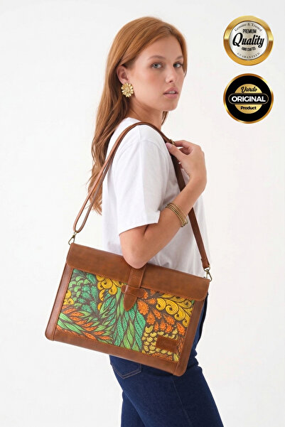 Vardo Δερμάτινη θήκη και χαρτοφύλακας Helene Long Strap '' Macbook Pro-Air 15...