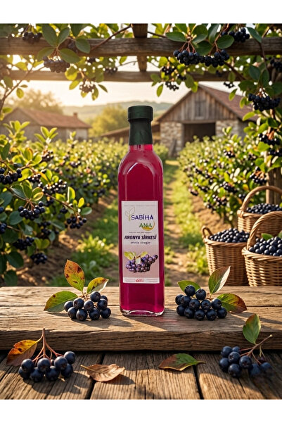 SabihaAna Ev Yapımı Organik Aronya Sirkesi