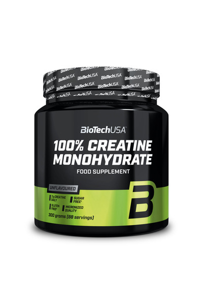 Biotech 100% Creatine Monohydrate 300 gr, Aromasız Kreatin