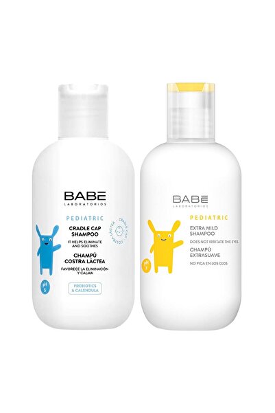 Babe Laboratorios Babe Bebek ve Çocuklar için Pediatri Saç Bakım Seti (Extra ...