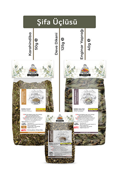 Sevinç Teyze Şifa Üçlüsü-Karahindiba(Dandelion),Enginar Yaprağı(Artichoke Lea...