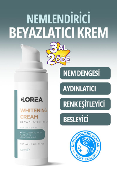 Clorea Beyazlatıcı Krem &yüz, Dirsek, Diz, Koltuk Altı, Genital Bölgesi,& Ton...