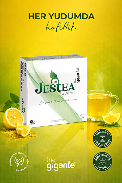 Jestea Detox 1 Aylık Kullanım 60'lı Paket Detoks Form Fit
