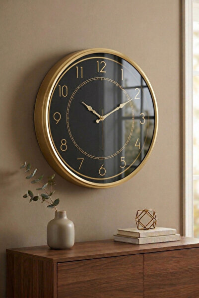 Frapan Home GLX 50 Cm Premium Dekoratif Duvar Saati Sessiz Mekanizmalı Büyük ...