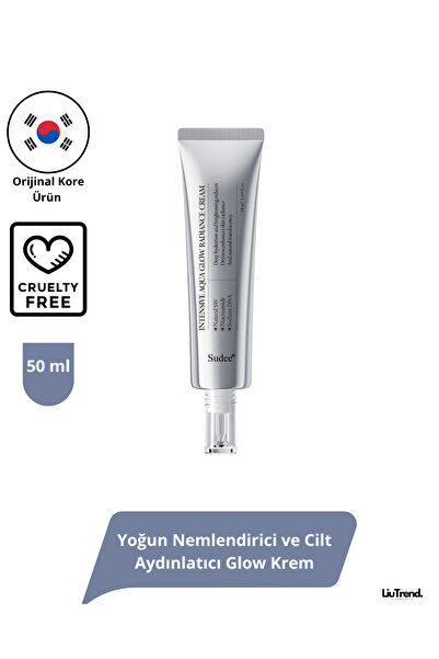 Sudee Intensive Aqua Glow Radiance Cream 50 ml Yoğun Nemlendirici ve Cilt Ayd...