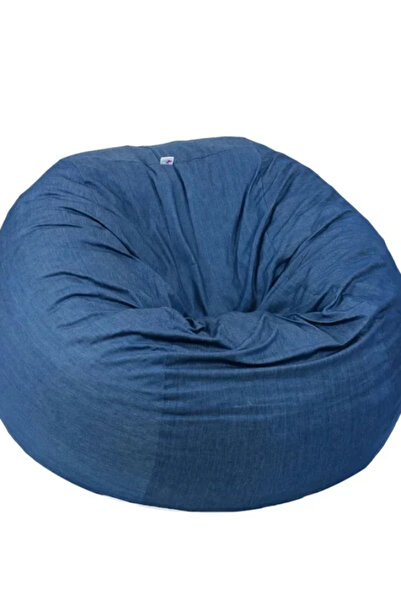 Pufrelax Fotoliu Matusalem, Material Textil - Blue Denim