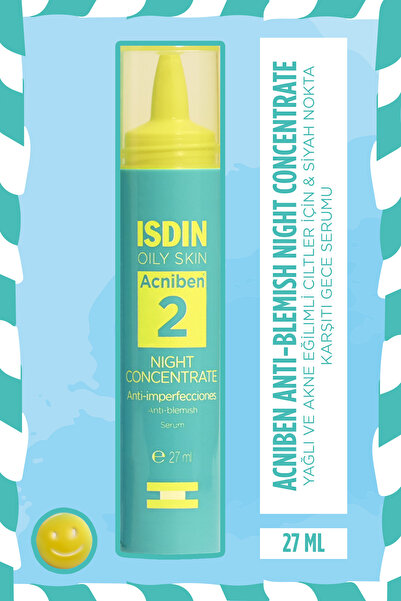 ISDIN Acniben Yağlı Ve Akne Eğilimli Ciltler İçin & Siyah Nokta Karşıtı Gece ...