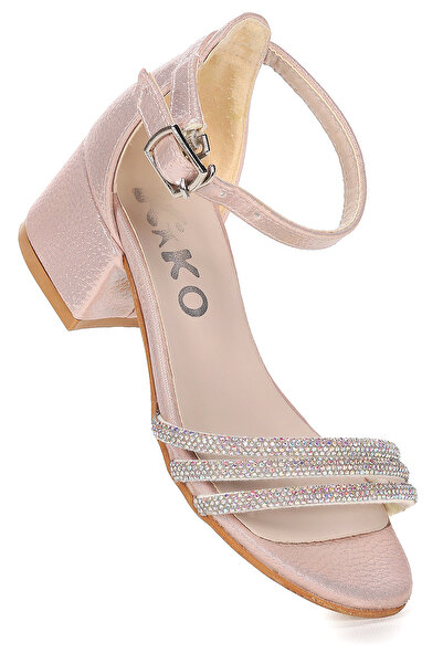 Kiko Kids Pantofi Sandale Cu Toc De 4 Cm Nobe Daily Fete