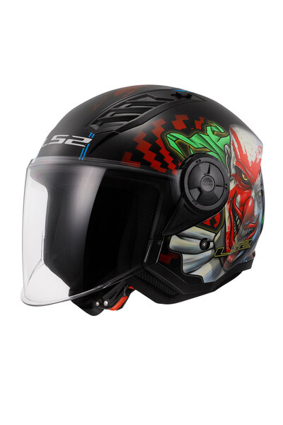 LS2 Airflow Mat Happy Dreams Kask INTERCOM UYUMLU