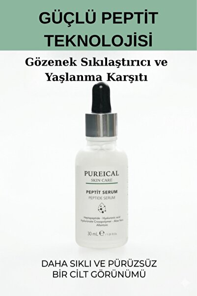 PUREICAL Peptit Serum, Kırışıklık Karşıtı, Anti-Aging ve Cilt Sıkılaştırıcı s...