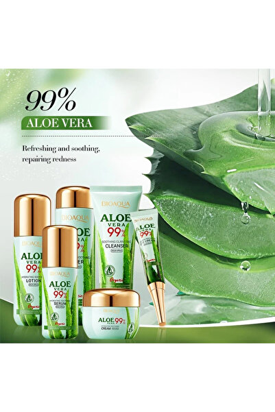 Bioaqua Aloe Vera Skincare 6 pcs Set suitable for all skin types