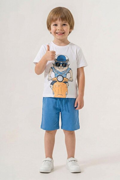 HAUSEkids 2-5 Years Star Cool Boy's Suit-Ecru