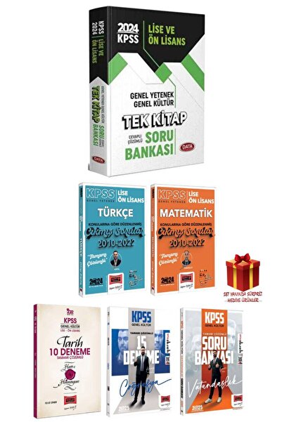 Pegem Akademi Yayıncılık 2024 Lise Önlisans Soru Bankası Yargı Çıkmış Sorular...