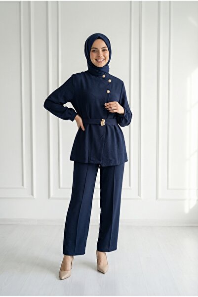 BENAHOLL Σετ με μεταλλιζέ κουμπιά σταυρωτά στο μπροστινό μέρος Niyan-BN4622 Ν...