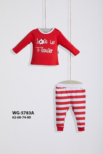Wogi Bebek/ Çocuk Desenli Sweat Seti