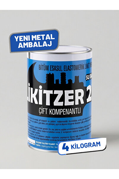 LİKİTZER 2k Bitüm Esaslı, Elastomerik Likit Membran 4 kg