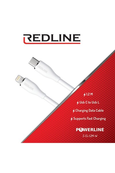 Redline Type-C / Lightning 27W Hızlı Şarj Ve Data Kablosu 1,2 Metre