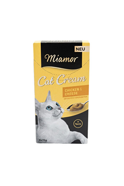 Miamor Cream Peynir ve Tavuklu Kedi Krema Ödülü 6X15 gr