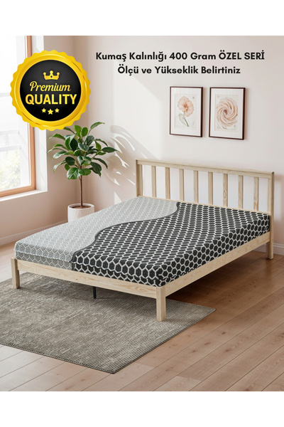 tıklasepetim Mellowtex Premium Luxury Modern Geometrik Desenli Yatak Kılıfı –...