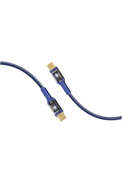 Promate كابل LucidLine-CC120 USB-C إلى USB-C بطول 120 سم وقوة شحن 100 وات (لو...
